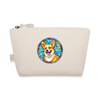 Corgi chien vitrail dessin animé Kawaii Animal - Trousse biologique - nature - Devant