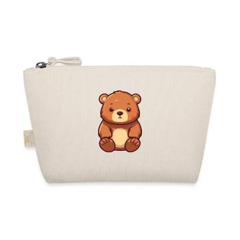 Ours mignon dessin animé kawaii aquarelle Animal animal de compagnie - Trousse biologique - nature - Devant