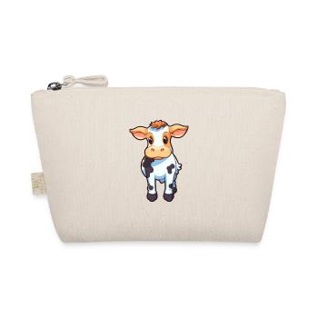 Vache Mignon Dessin Animé Kawaii Aquarelle Animal Animal De Compagnie - Trousse biologique - nature - Devant