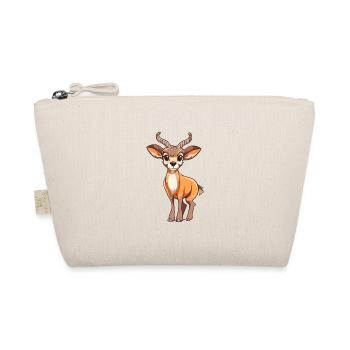 Antilope Niedliche Karikatur Kawaii Aquarell Tier Haustier - Bio-Täschchen - Natur - Vorne