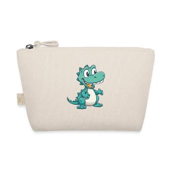Crocodile Mignon Dessin Animé Kawaii Aquarelle Animal Pe - Trousse biologique - nature - Devant