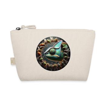 The Chameleon and the Insects - Organic Pouch - nature - Front