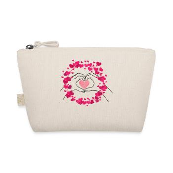 Time to Love - Organic Pouch - nature - Front