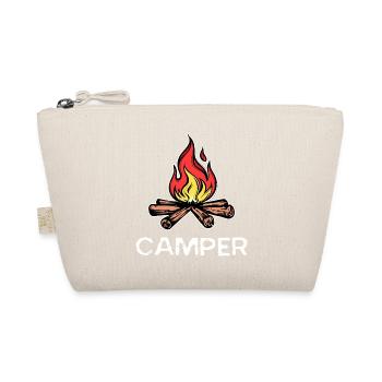 Campfire Saying Camper Camping Campsite - Organic Pouch - nature - Front
