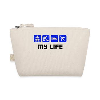 Job Statement Make Money Work Worker - Organic Pouch - nature - Front