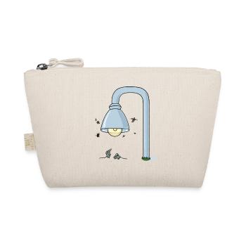 Two little mice meet under a lantern - Organic Pouch - nature - Front