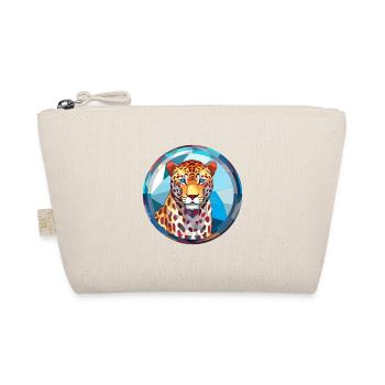 Léopard vitrail coloré dessin animé Kawaii Anim - Trousse biologique - nature - Devant
