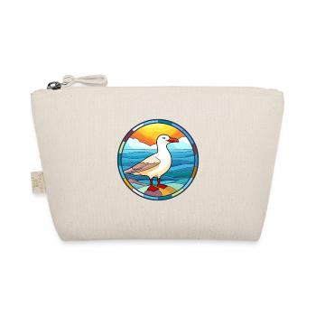 Mouette vitrail coloré Cartoon Kawaii Anim - Trousse biologique - nature - Devant