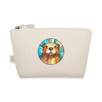 Biber Buntglas Bunte Karikatur Kawaii Anima - Bio-Täschchen - Natur - Vorne