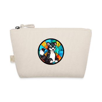Stinktierglas bunte Karikatur Kawaii Tier - Bio-Täschchen - Natur - Vorne