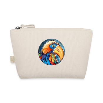 Oiseau vitrail coloré dessin animé Kawaii Animal - Trousse biologique - nature - Devant