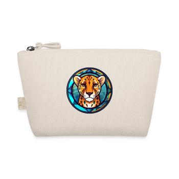 Gepard Buntes Glas Bunte Karikatur Kawaii Anim - Bio-Täschchen - Natur - Vorne