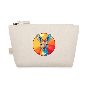 Kangourou vitrail coloré dessin animé Kawaii Ani - Trousse biologique - nature - Devant