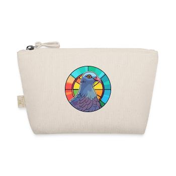 Pigeon vitrail coloré dessin animé Kawaii Anima - Trousse biologique - nature - Devant