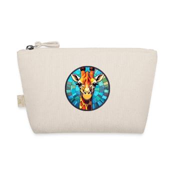 Girafe vitrail coloré dessin animé Kawaii Anim - Trousse biologique - nature - Devant