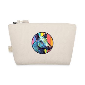 Tapir Buntglas Bunte Karikatur Kawaii Tier - Bio-Täschchen - Natur - Vorne