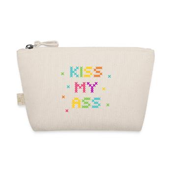 Arc-en-ciel point de croix mot Art Design - Trousse biologique - nature - Devant