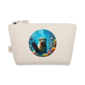 Robe ondulant sous l’eau avec des lunettes de plongée - Trousse biologique - nature - Devant