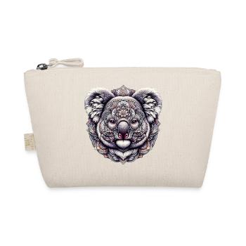 Koala decorated with Mandalas - Organic Pouch - nature - Front