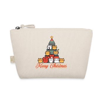Cats Christmas Tree - Organic Pouch - nature - Front