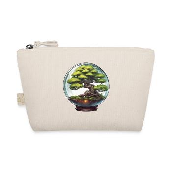 Bonsai im Glas / Botanik / Biotop / Terrarium - Bio-Täschchen - Natur - Vorne