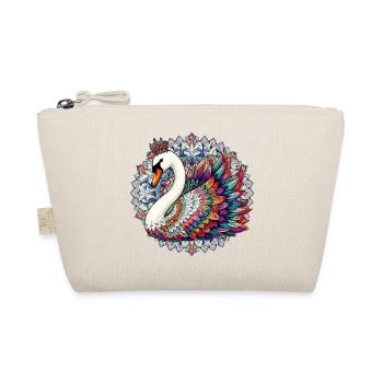 Cygne décoré de Mandalas - Trousse biologique - nature - Devant
