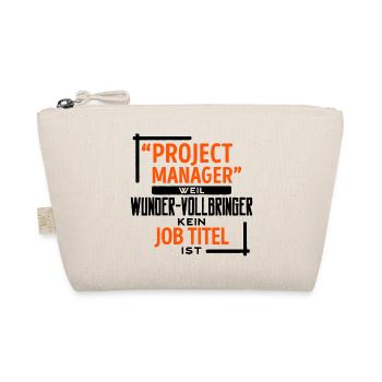 Projektmanager Vorgesetzter Job manager Statement - Bio-Täschchen - Natur - Vorne