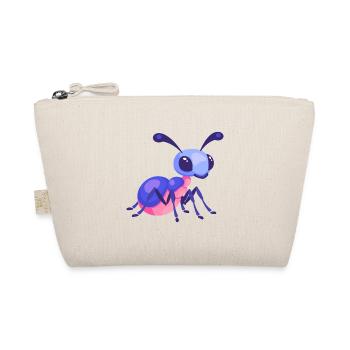 Ant Cute Happy Kawaii Cartoon Clipart Animal - Organic Pouch - nature - Front