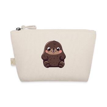 Taupe Mignon Heureux Kawaii Cartoon Clipart Animal - Trousse biologique - nature - Devant