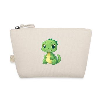 Basilisk Niedlich Glücklich Kawaii Cartoon Clipart Tier - Bio-Täschchen - Natur - Vorne