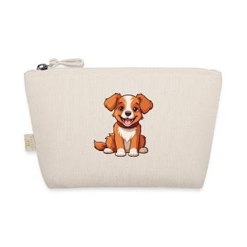 Chien Mignon Heureux Kawaii Cartoon Clipart Animal - Trousse biologique - nature - Devant