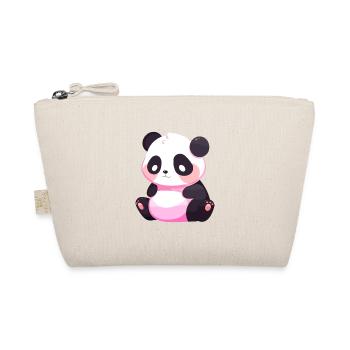 Panda Mignon Heureux Kawaii Cartoon Clipart Animal - Trousse biologique - nature - Devant