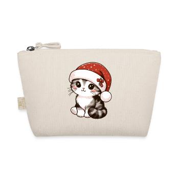 MAISON CHAT CHATON CHATON ANIMAL DE COMPAGNIE CHAPEAU DE NOËL - Trousse biologique - nature - Devant