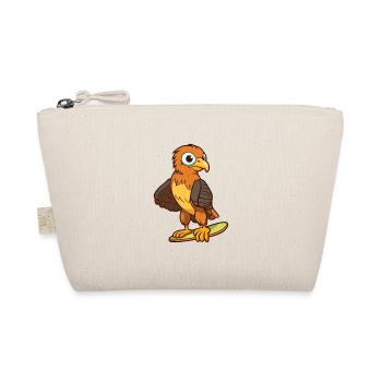 Drôle Hawk Kawaii Cartoon Pet Jouant Skateboard - Trousse biologique - nature - Devant