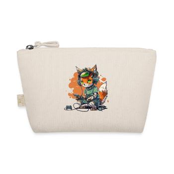 Cat Gaming Headquarters - Organic Pouch - nature - Front