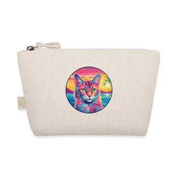 Manx Chat Race Aquarelle Dessin animé Kawaii Animal de compagnie - Trousse biologique - nature - Devant