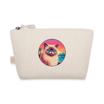 Himalaya-Katzenrasse, Aquarell-Cartoon-Kawaii-Haustier - Bio-Täschchen - Natur - Vorne