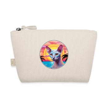 Peterbald Chat Race Aquarelle Dessin animé Kawaii Animal de compagnie - Trousse biologique - nature - Devant