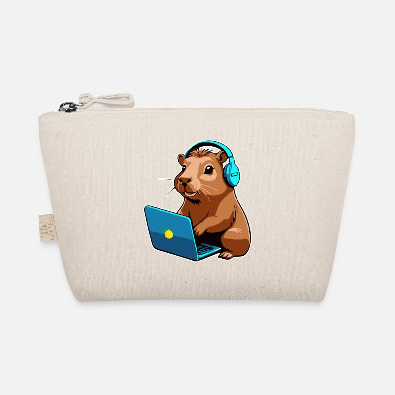 Capybara Programmer Coder Computer Organic Pouch