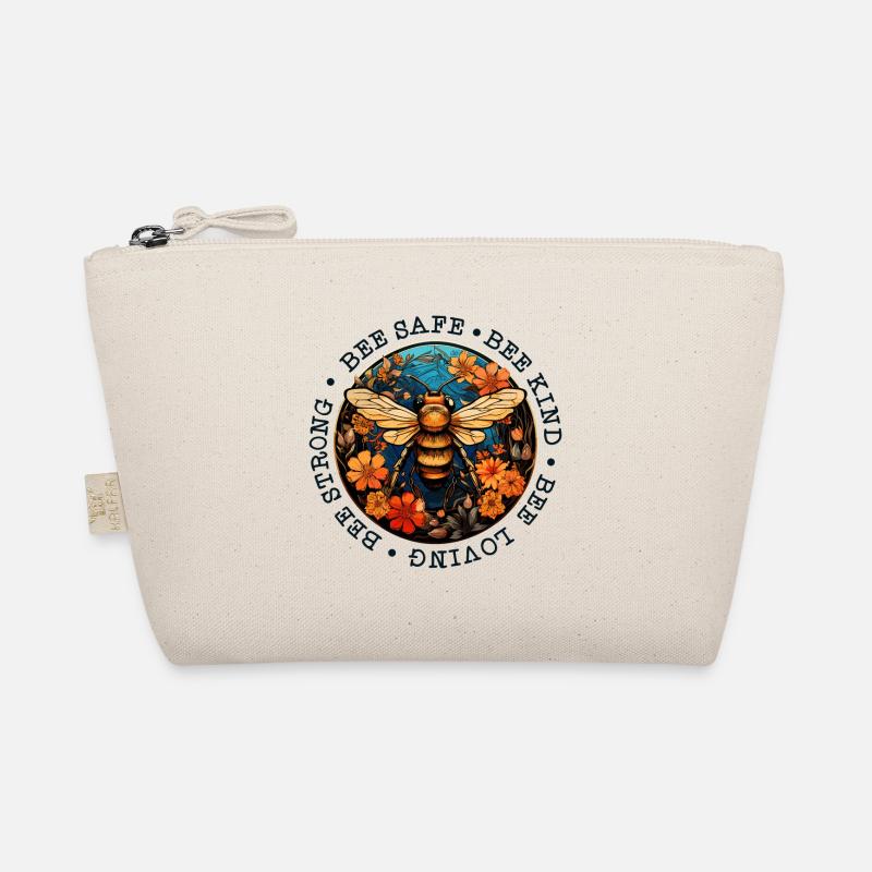 Bee Art Beekeeper Bee Whisperer Saying Sayings Organic Pouch