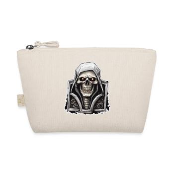 Skull / Totenkopf / Skelett / Gothic / Grusel - Bio-Täschchen - Natur - Vorne