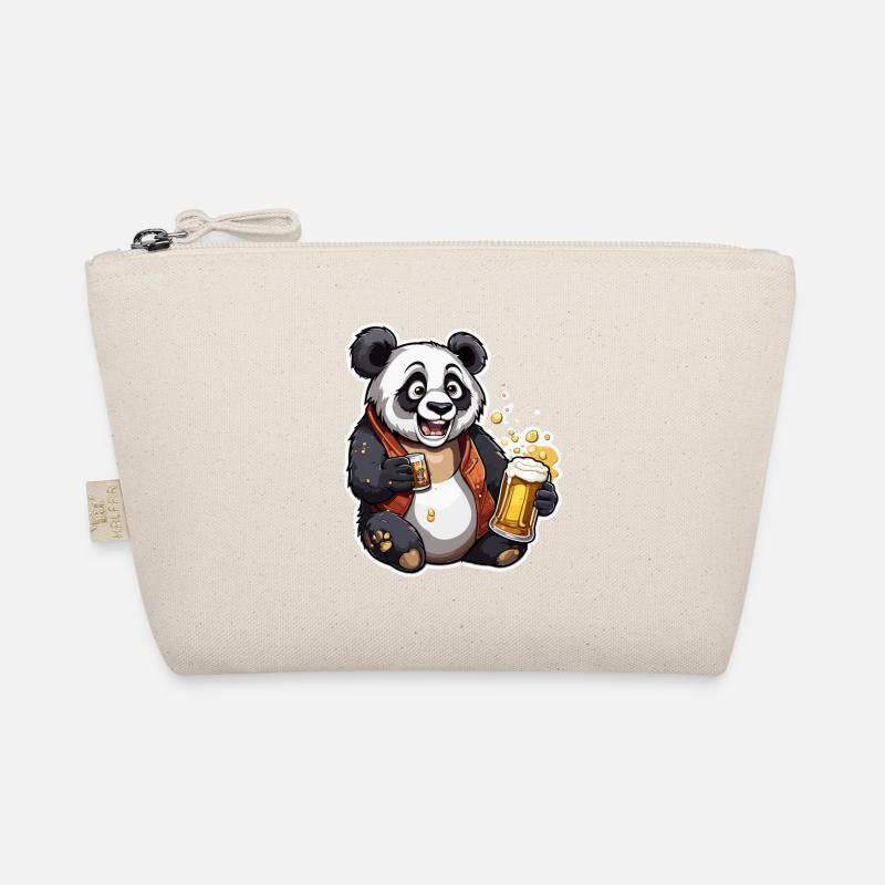 Panda / Tier / Zoo / Bambus / Wild / Kindlich Bio-Täschchen