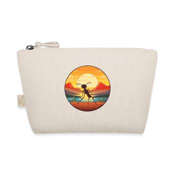 Ant Colorful Watercolor Cartoon Kawaii Animal - Organic Pouch - nature - Front