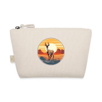 Antilope Buntes Aquarell Cartoon Kawaii Tier - Bio-Täschchen - Natur - Vorne