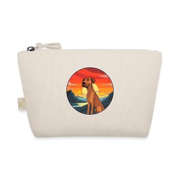 Hund Buntes Aquarell Cartoon Kawaii Tier - Bio-Täschchen - Natur - Vorne