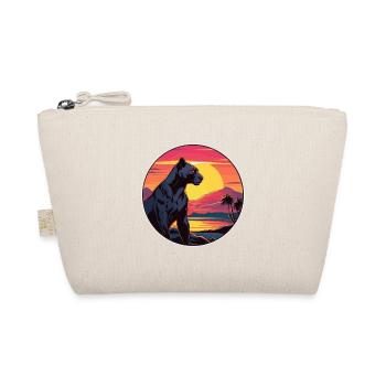 Panthère Aquarelle Colorée Dessin Animé Kawaii Animal - Trousse biologique - nature - Devant