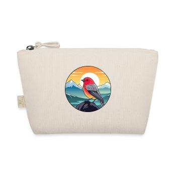 Pinson coloré aquarelle dessin animé kawaii Animal - Trousse biologique - nature - Devant