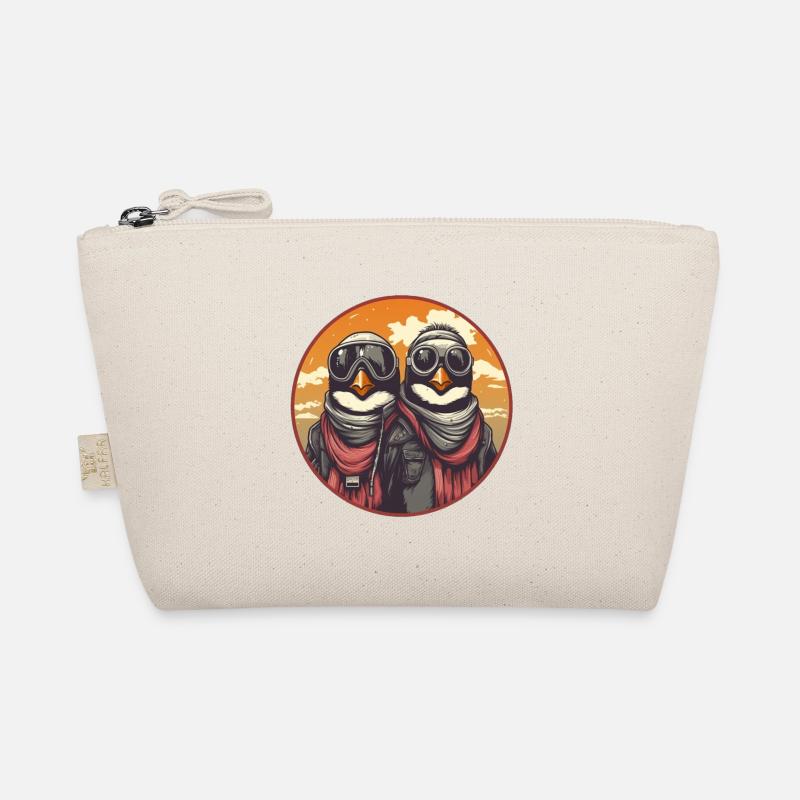 Aviator Pinguine Bio-Täschchen