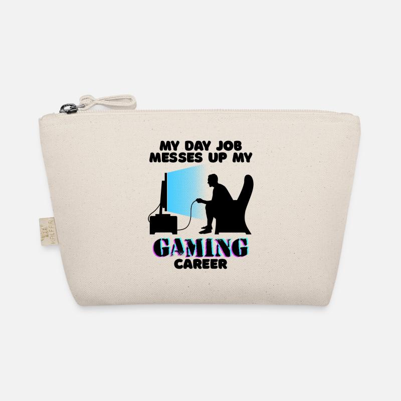 Career Gamer Statement Workaholic Work Job Organic Pouch