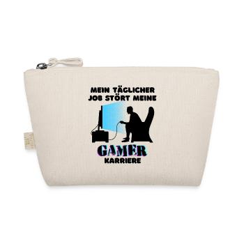 Gamer Job Statement Karriere Arbeit Workaholic - Bio-Täschchen - Natur - Vorne